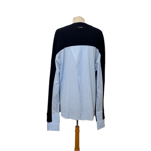 We-ar4 sweater with striped shirt back interesting - Picture 1 of 7